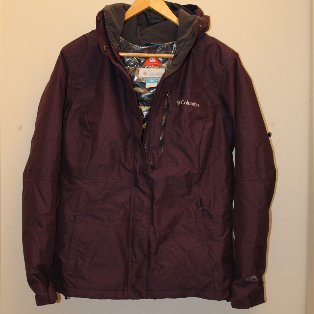 Columbia Ski Jacket Plum Purple